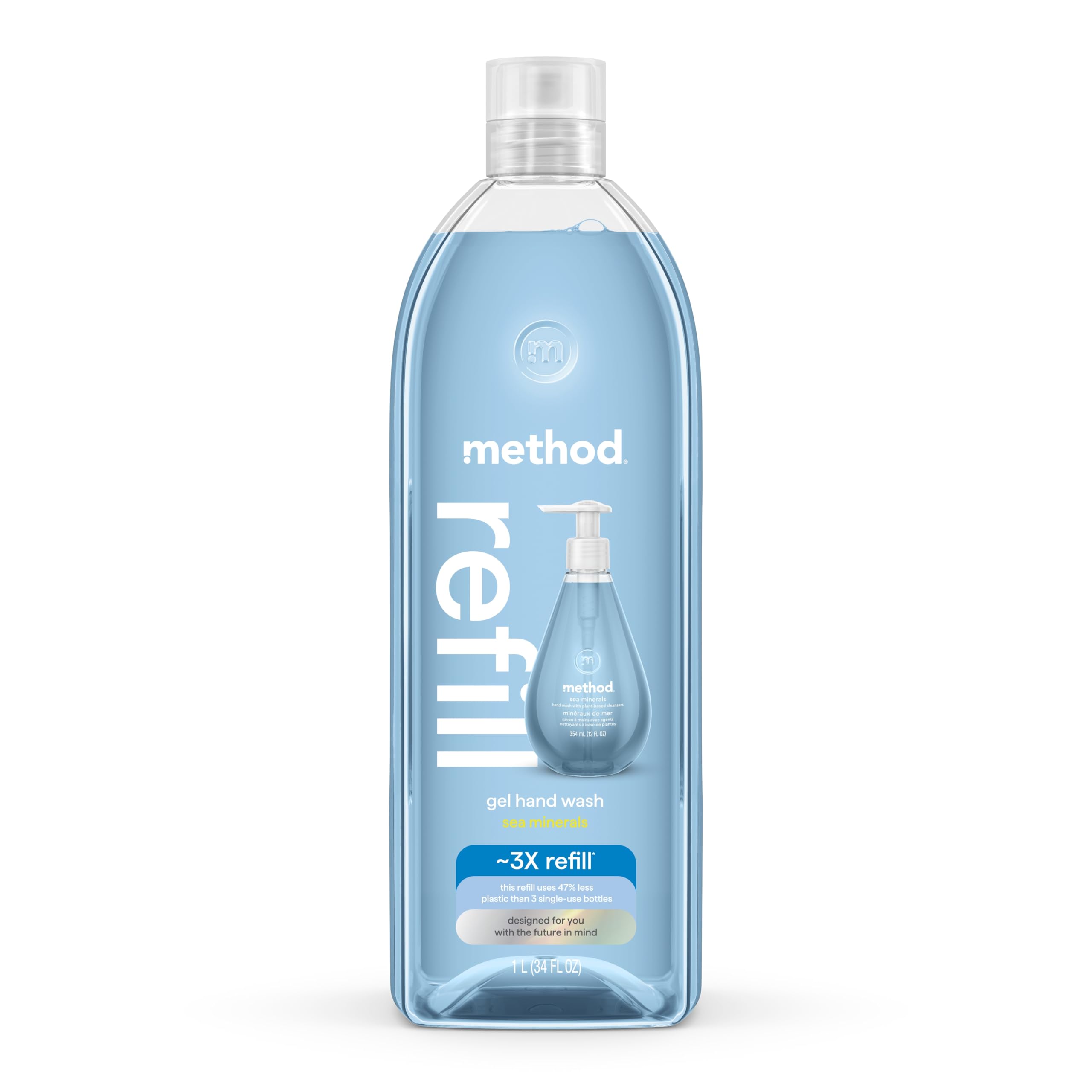 Method Gel/Foam Hand Wash Refill 1L - Sea Mineral / Gel (1000ml)